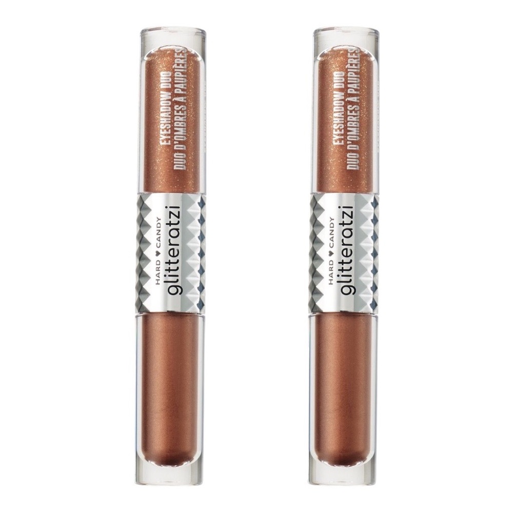 HARD CANDY GLITTERATZI GLITTER & CHROME EYE DUOS JUPITER ROCKS X2 - NEW